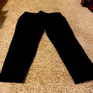 EUC size 14 black slacks crown and ivy